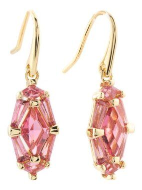 KENDRA SCOTT Gold Crystal Lindy Rae Lee Drop Earrings